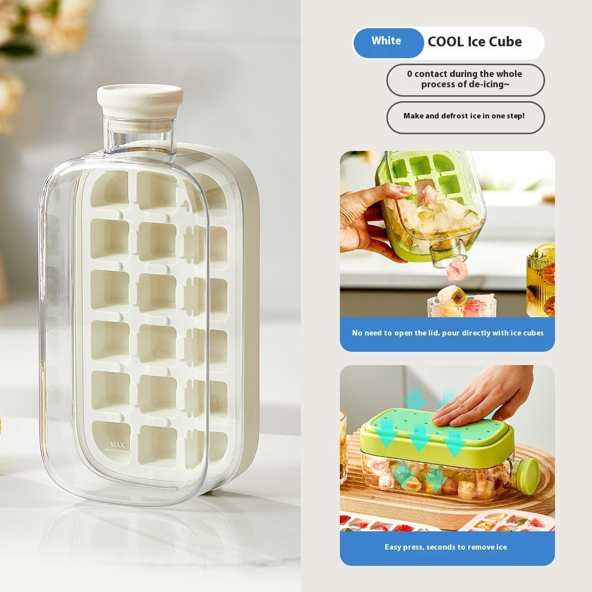 One-Click Molding Cooling Cup,Instant Ice Maker