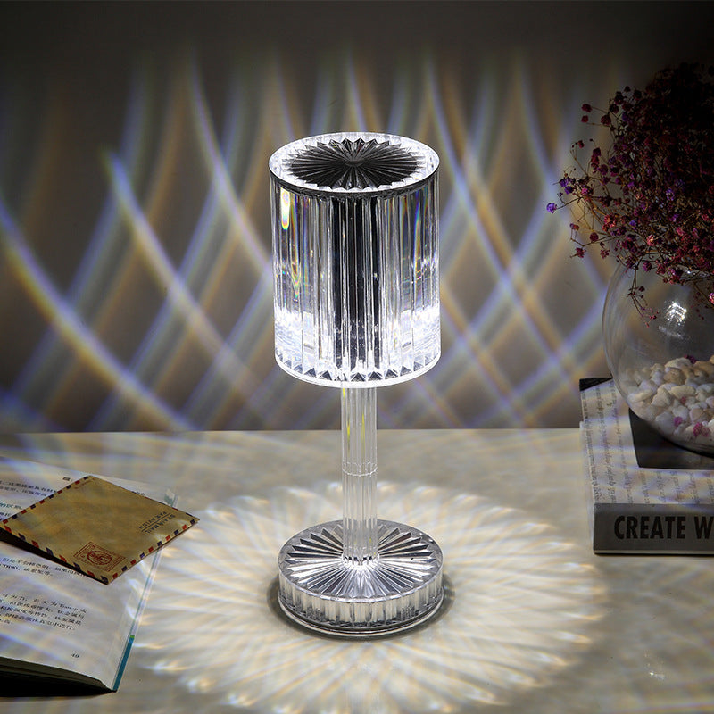 New Crystal Table Lamp Diamond Romantic Warm Led For Home Decor Night Light