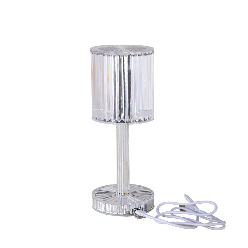 New Crystal Table Lamp Diamond Romantic Warm Led For Home Decor Night Light