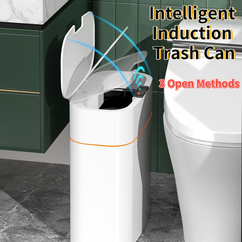 Smart Trash Bin With Lid For Bedroom And Living Room