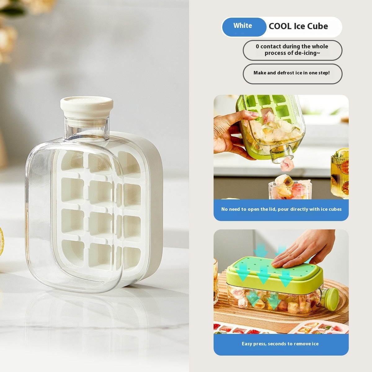 One-Click Molding Cooling Cup,Instant Ice Maker