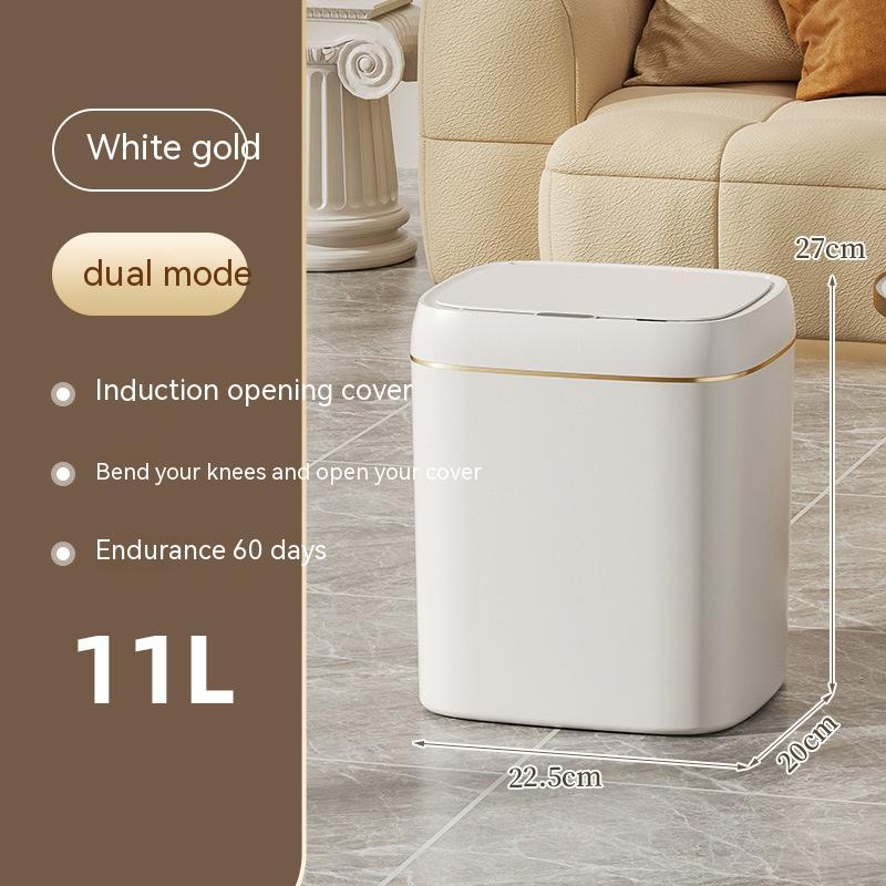 Smart Trash Bin With Lid For Bedroom And Living Room