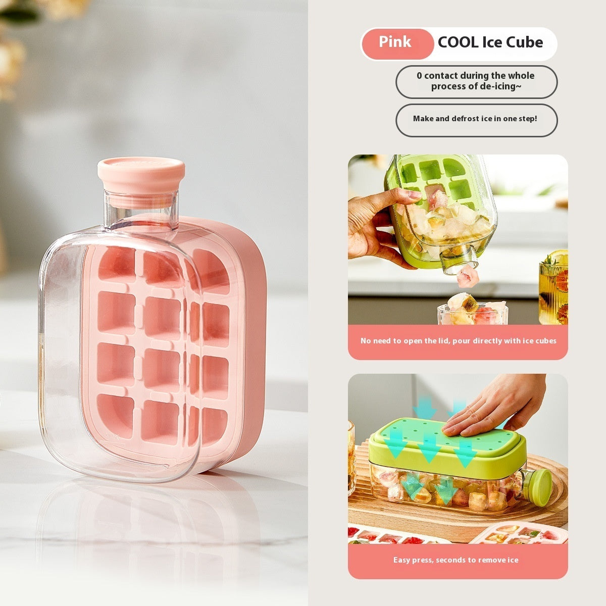 One-Click Molding Cooling Cup,Instant Ice Maker