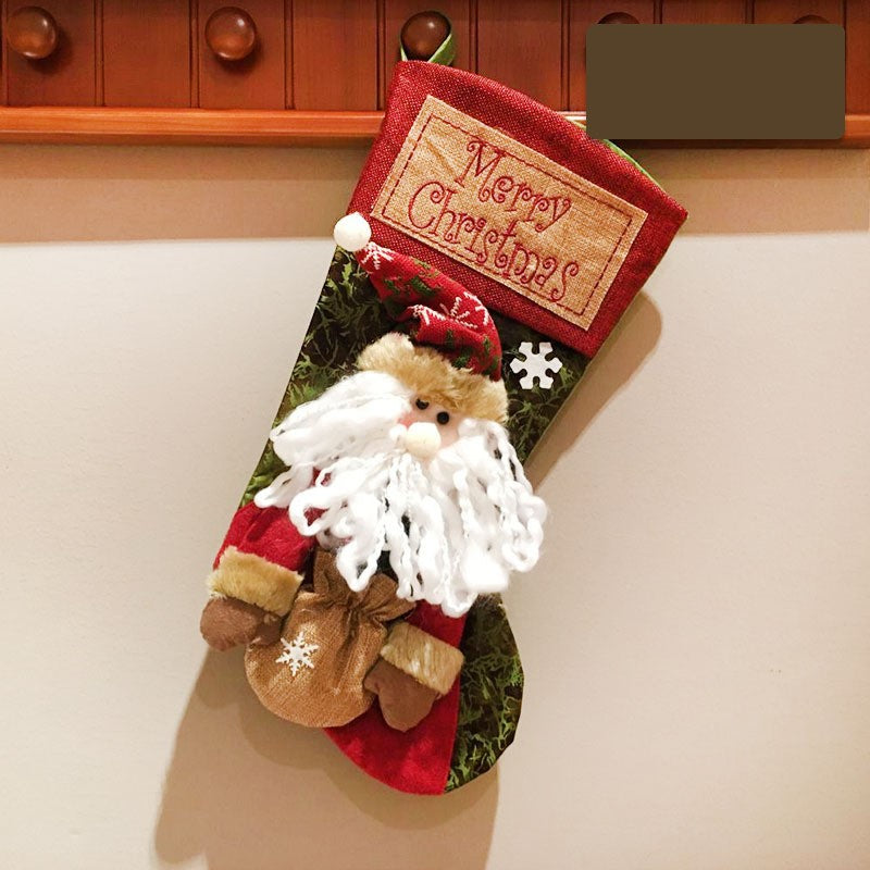 Christmas Stocking Socks – Santa, Snowman & Elk Holiday Decor
