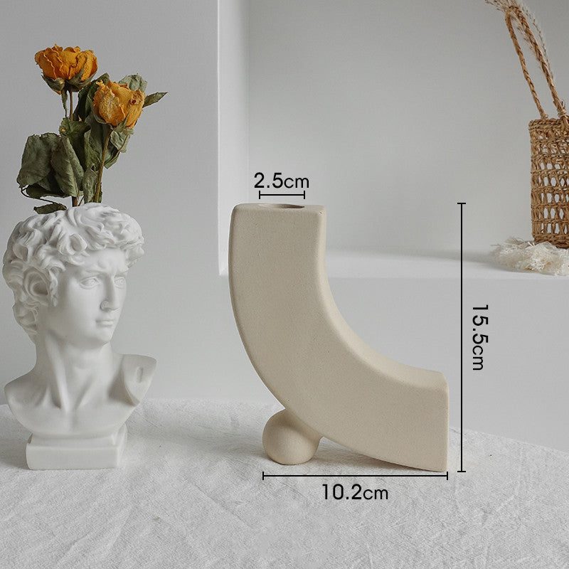 Ceramic Art Vase for Home Decoration Display