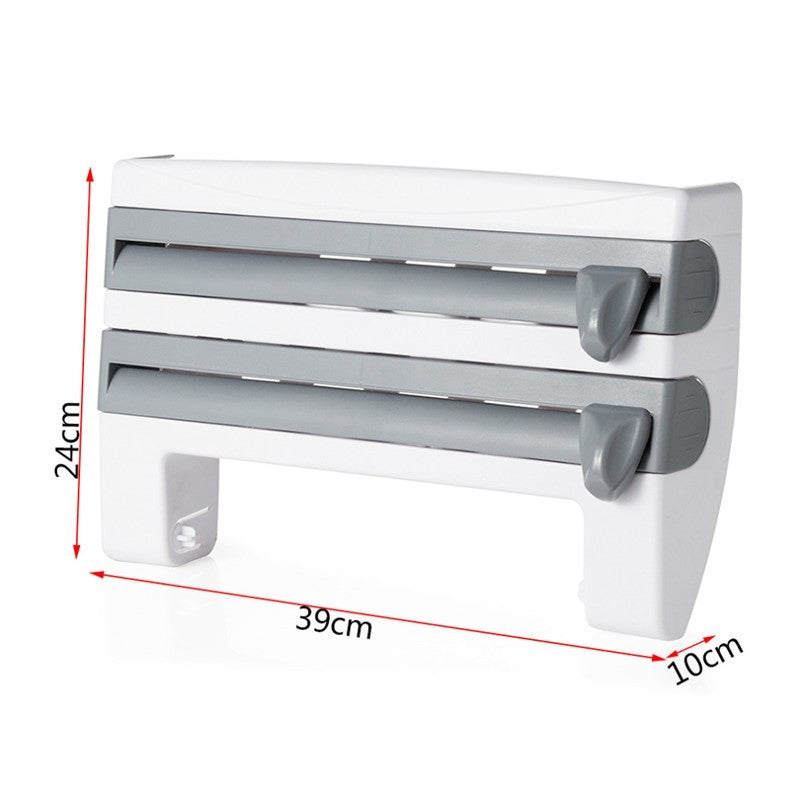 Multi-Function Kitchen Dispenser for Foil & Paper