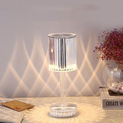 New Crystal Table Lamp Diamond Romantic Warm Led For Home Decor Night Light
