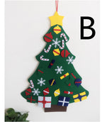 Felt Cloth Christmas Tree With Three-dimensional-Playful Kids Ornament Set