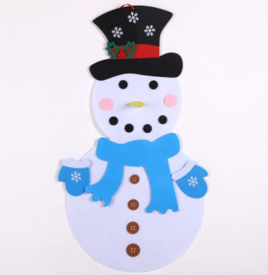 Felt Cloth Christmas Tree With Three-dimensional-Playful Kids Ornament Set