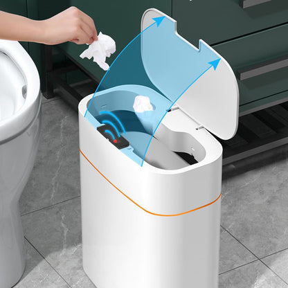 Smart Trash Bin With Lid For Bedroom And Living Room