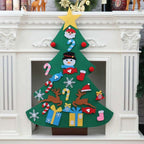 Felt Cloth Christmas Tree With Three-dimensional-Playful Kids Ornament Set