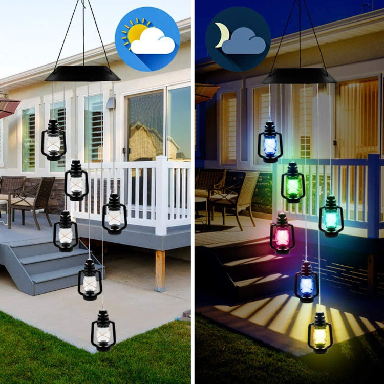 Solar Hummingbird Wind Chime-Solar Hanging Garden Light