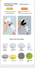 Multifunction-Electric Long-Handle Scrubber