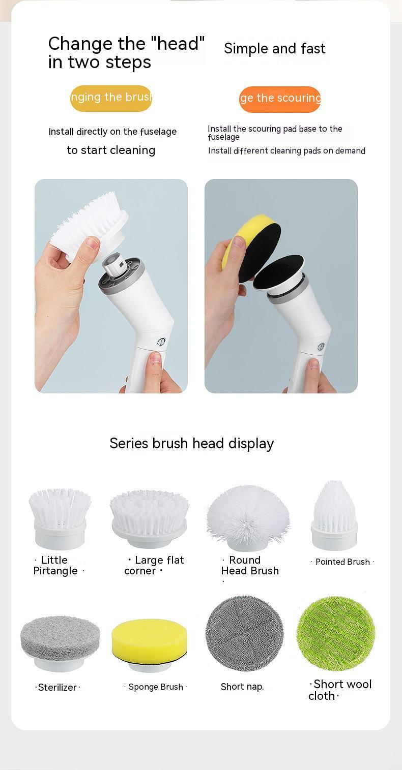 Multifunction-Electric Long-Handle Scrubber
