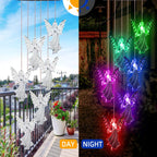 Solar Hummingbird Wind Chime-Solar Hanging Garden Light