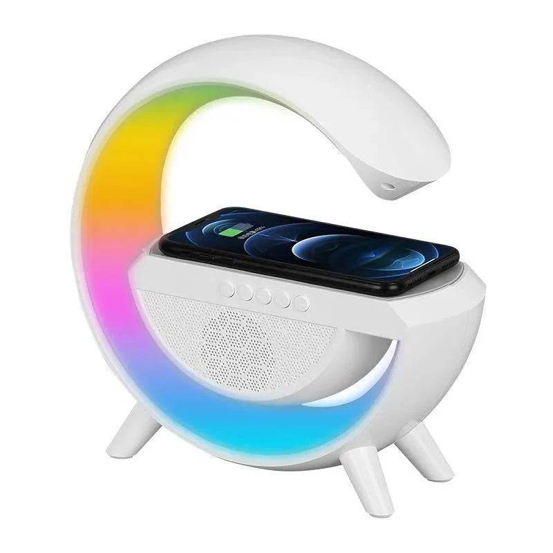 Led Wireless Charging Speaker Lamp.